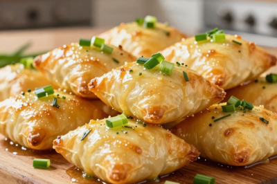 Пачка теста и 300 граммов сыра &mdash; готовлю сырные &laquo;подушечки&raquo; с чесноком и зеленью: вкуснее любых лепешек и хачапури