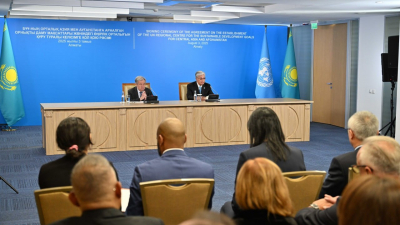 О чем говорили Токаев и Гутерриш в региональном центре ООН в Алматы