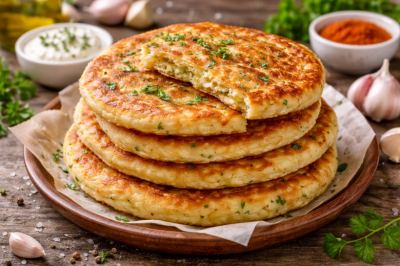 Съедаются по 10 штук за раз! Картофельные лепёшки с паприкой и чесноком &mdash; дрожжевой рецепт, который получается у всех