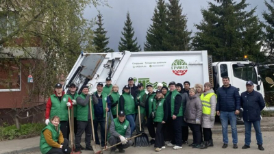 "Гринта" вышла на общегородской субботник в Альметьевске 27/04/2026 &ndash; Новости