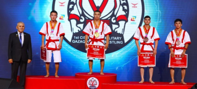 Четыре золота завоевали казахстанские военнослужащие в первый день чемпионата мира по қазақ күресі