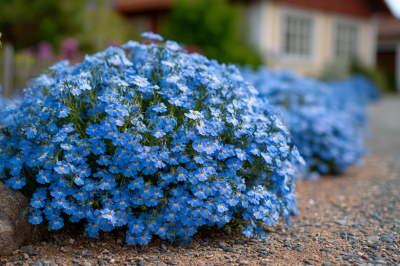 Голубое облако на земле: посадите &mdash; и клумба превратится в нежные подушки из сотен цветков