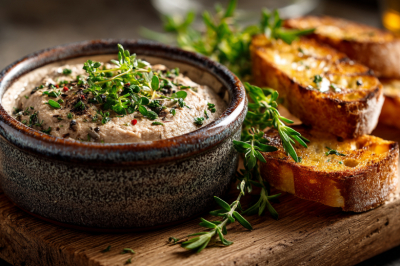 Этот куриный паштет с грибами стал моим открытием &mdash; нежнейшая текстура, насыщенный вкус и аромат. Идеален на завтрак