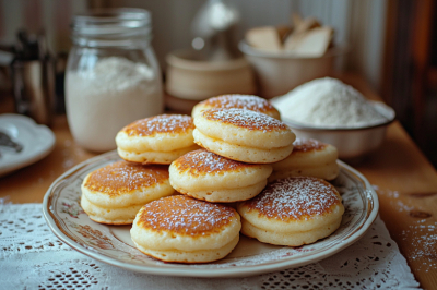 Два стакана кефира и никаких яиц: нежные оладьи &mdash; тесто пузырится при жарке, как дрожжевое