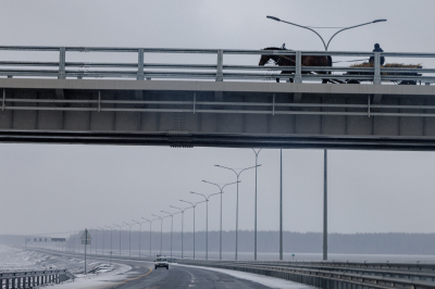 В&nbsp;Татарстане из-за снегопада перекрыли участки двух трасс