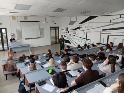 О службе по контракту в Войсках беспилотных систем Татвоенкомат рассказал студентам КГАСУ