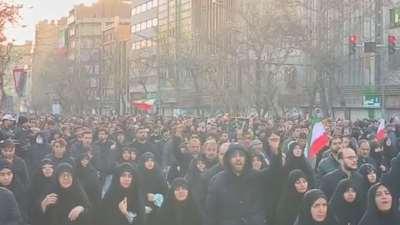 Шествия в Иране после смерти Верховного лидера Али Хаменеи. Видео