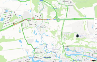 На&nbsp;подъезде к&nbsp;Зеленодольску образовалась двухкилометровая пробка &ndash; на&nbsp;участке дорожные работы