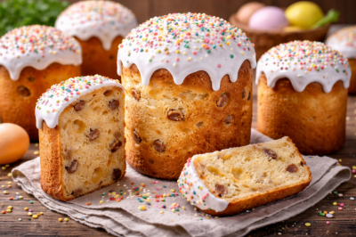 Беспроигрышный рецепт кулича &mdash; тесто на масле и молоке, пушистый и простой. Отлично поднимается